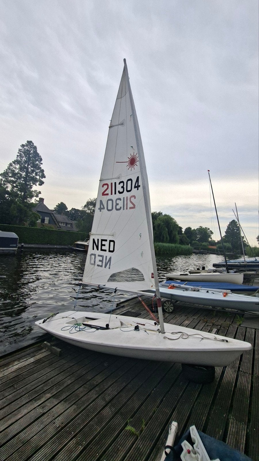 Laser zeilboot met stanaard zeil - Ideaal voor beginners, Ophalen, Laser, Gebruikt, Laser