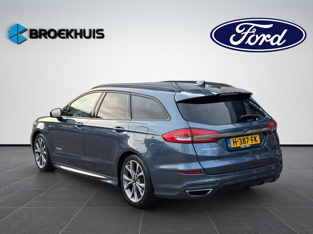 Ford Mondeo Wagon 2.0 HEV ST-line 187pk, Auto's, Ford, 12 maanden, Gebruikt, 4 cilinders, Blauw