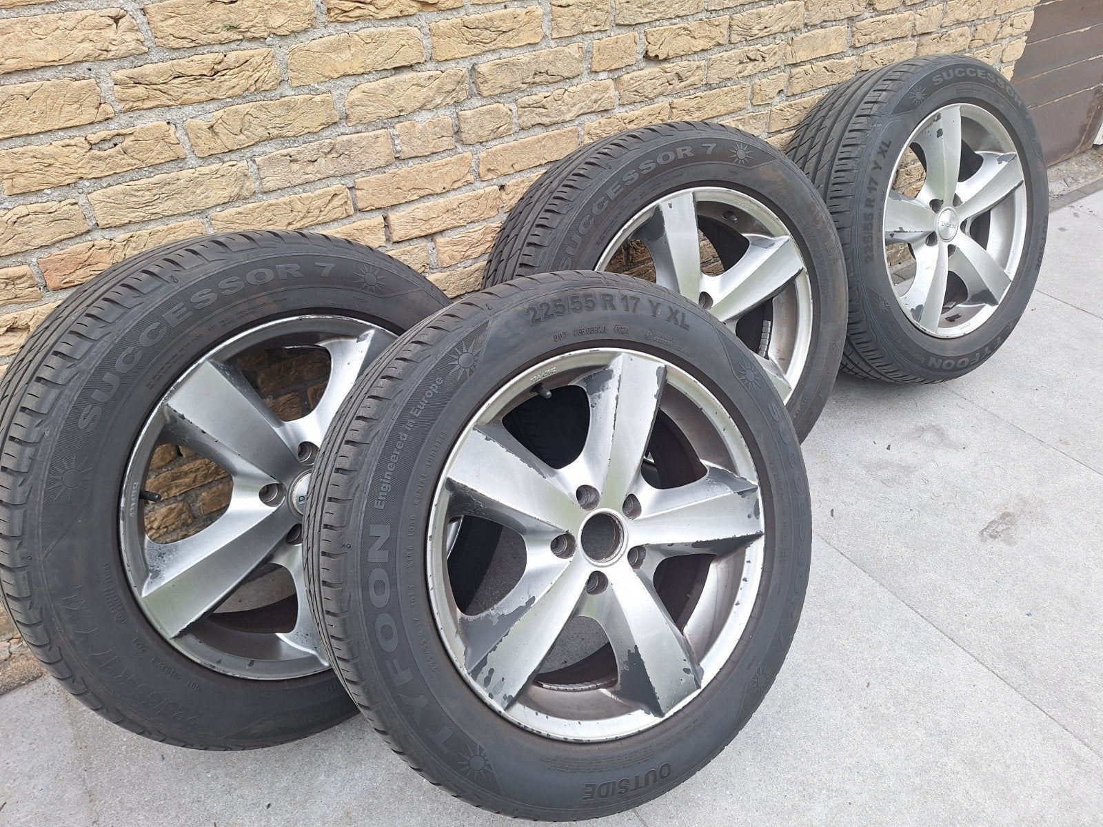 Mercedes-Benz w639 viano vito 225 55 Y XXL  6-, Auto-onderdelen, Ophalen, 17 inch, Bestelwagen, Gebruikt