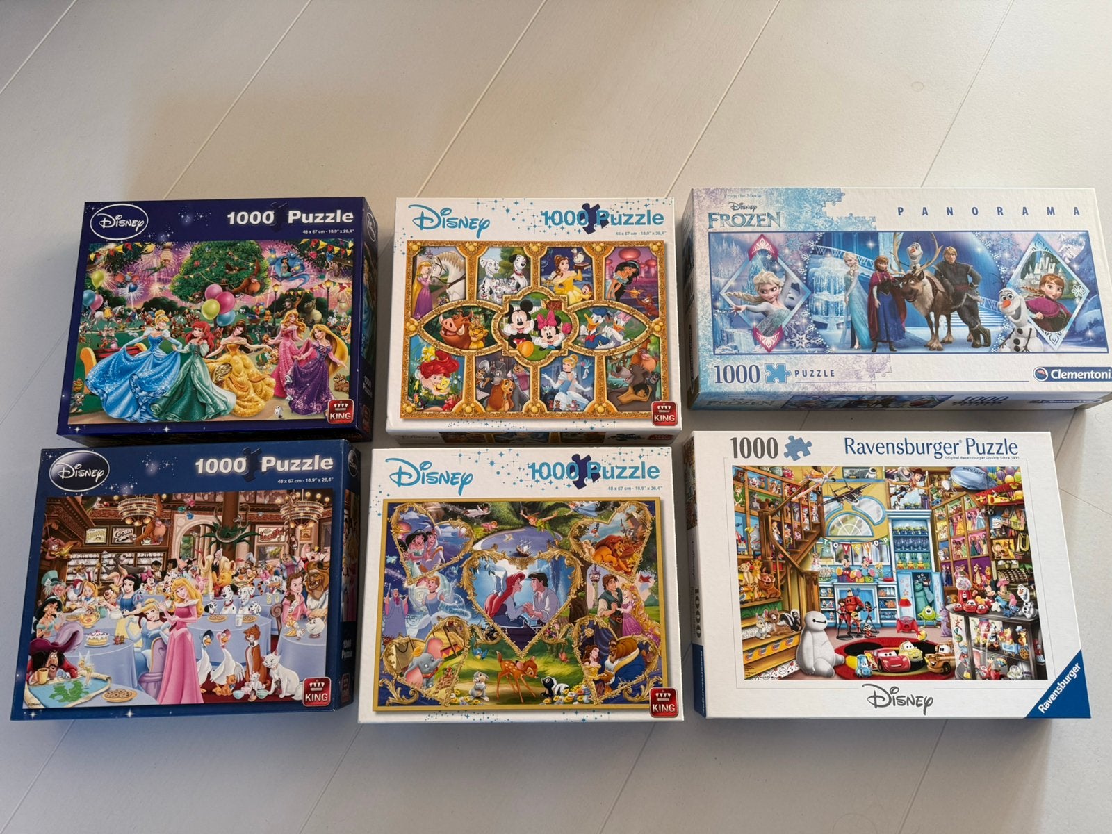 Puzzels 1000 stukjes, Ophalen, 500 t/m 1500 stukjes, Zo goed als nieuw