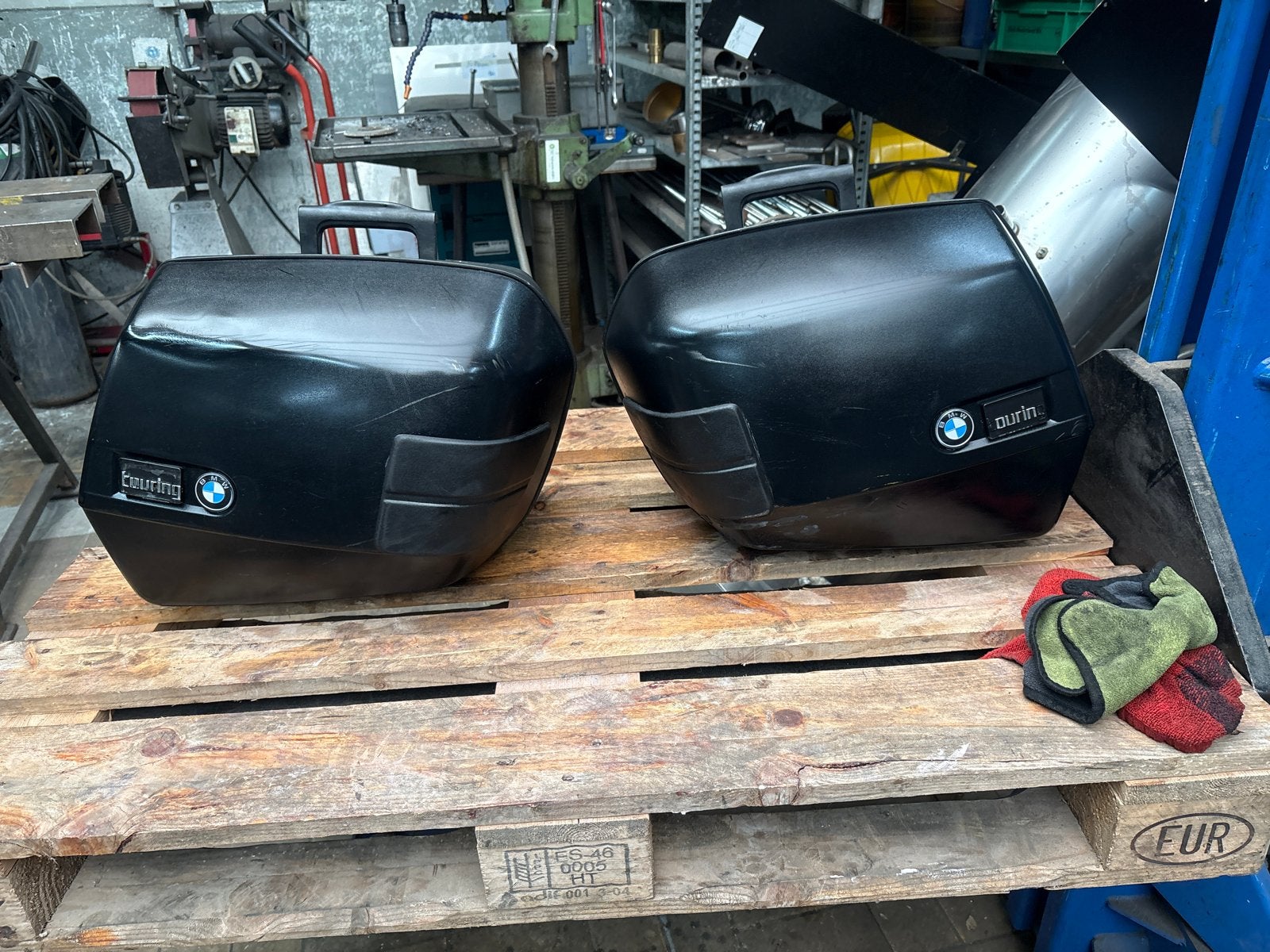 Originele BMW zijkoffers voor R1150RT, R1100RT, R850RT, Ophalen of Verzenden, Gebruikt