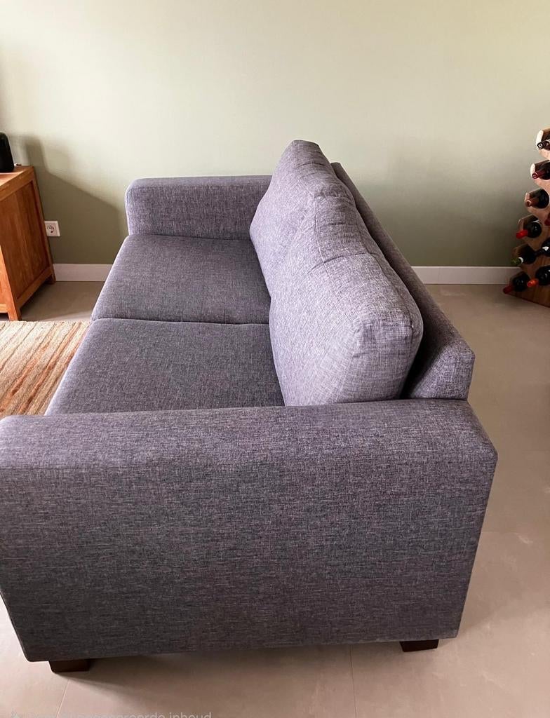 Comfortabele grijze 2-zitsbank Gratis in Helmond, Ophalen, Gebruikt, 150 tot 200 cm, Tweepersoons