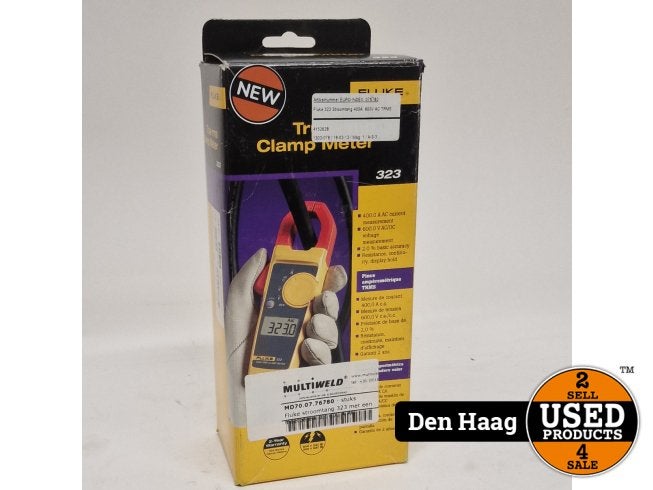 Fluke 323 True RMS Stroomtang 400A / 600V | Nieuw, Fluke, Nieuw, https://www.fluke.com/nl-nl/ondersteuning/contact, 6920 Seaway Blvd, Everett, WA 98203, Verenigde Staten