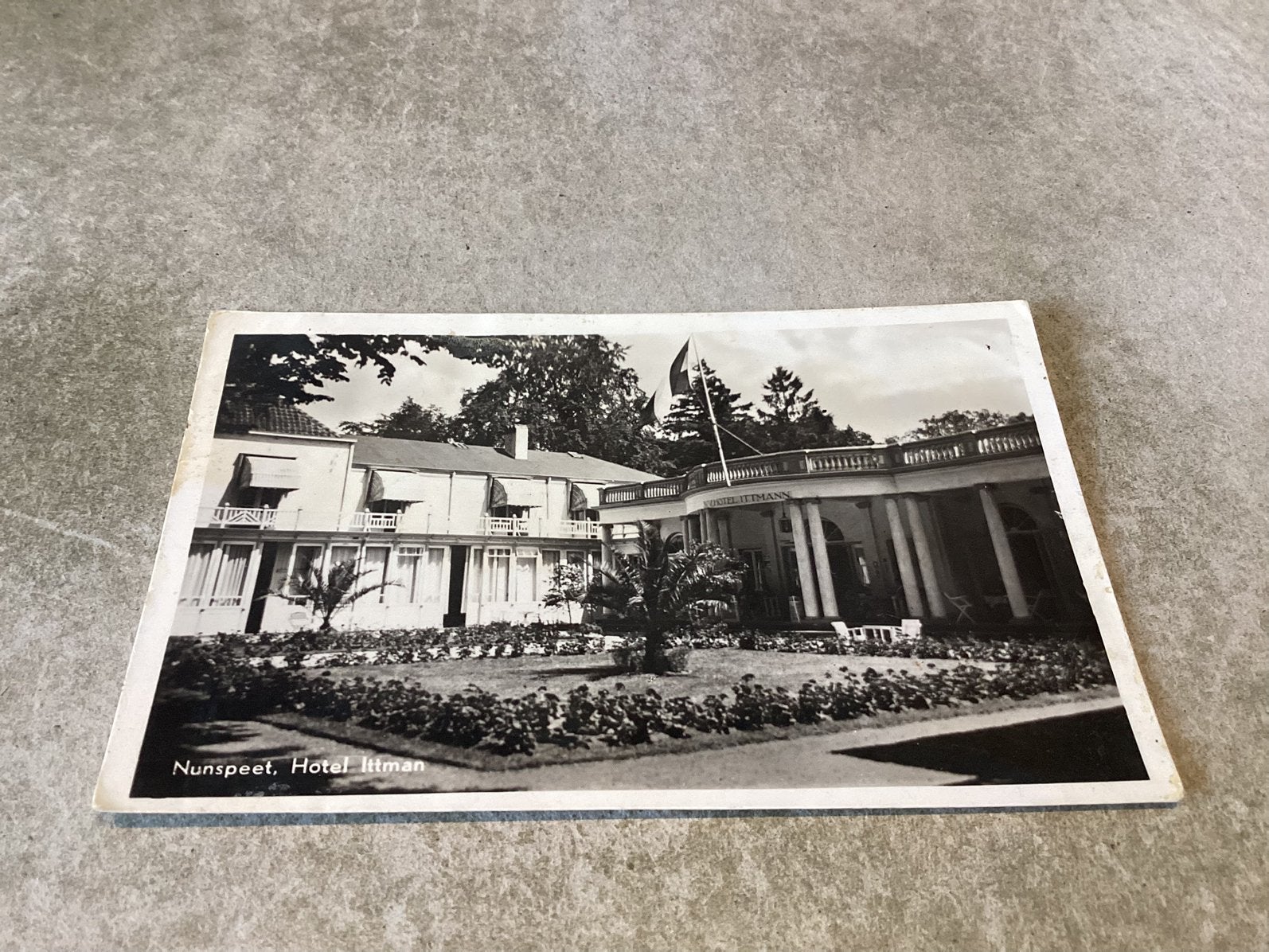 Nunspeet.      Hotel Ittman   1949, Ophalen of Verzenden, 1940 tot 1960, Gelderland