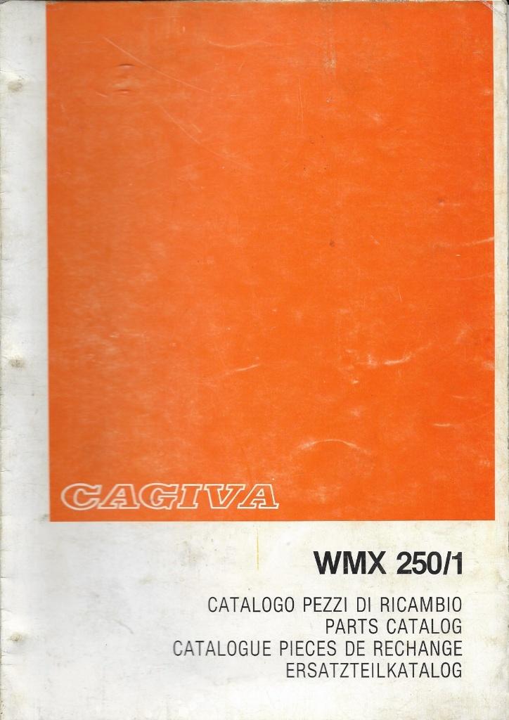 Cagiva WMX 250 onderdelenboek Parts List (7381z), Ophalen of Verzenden, Overige merken