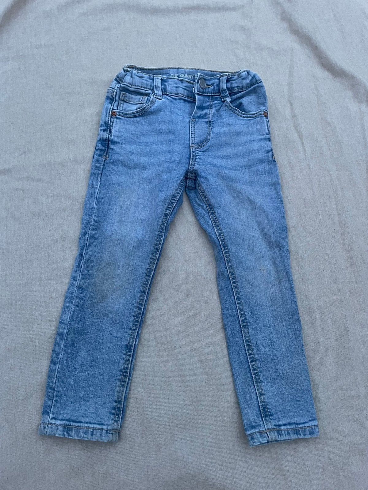 Skinny spijkerbroek maat 98, Ophalen, Zo goed als nieuw, Meisje, Broek