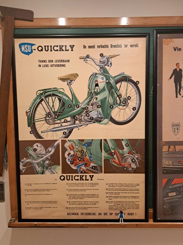 NSU Prinz Quickly Prima Poster A0 origineel formaat, Verzamelen, Ophalen of Verzenden, Nieuw, A1 t/m A3, Film en Tv