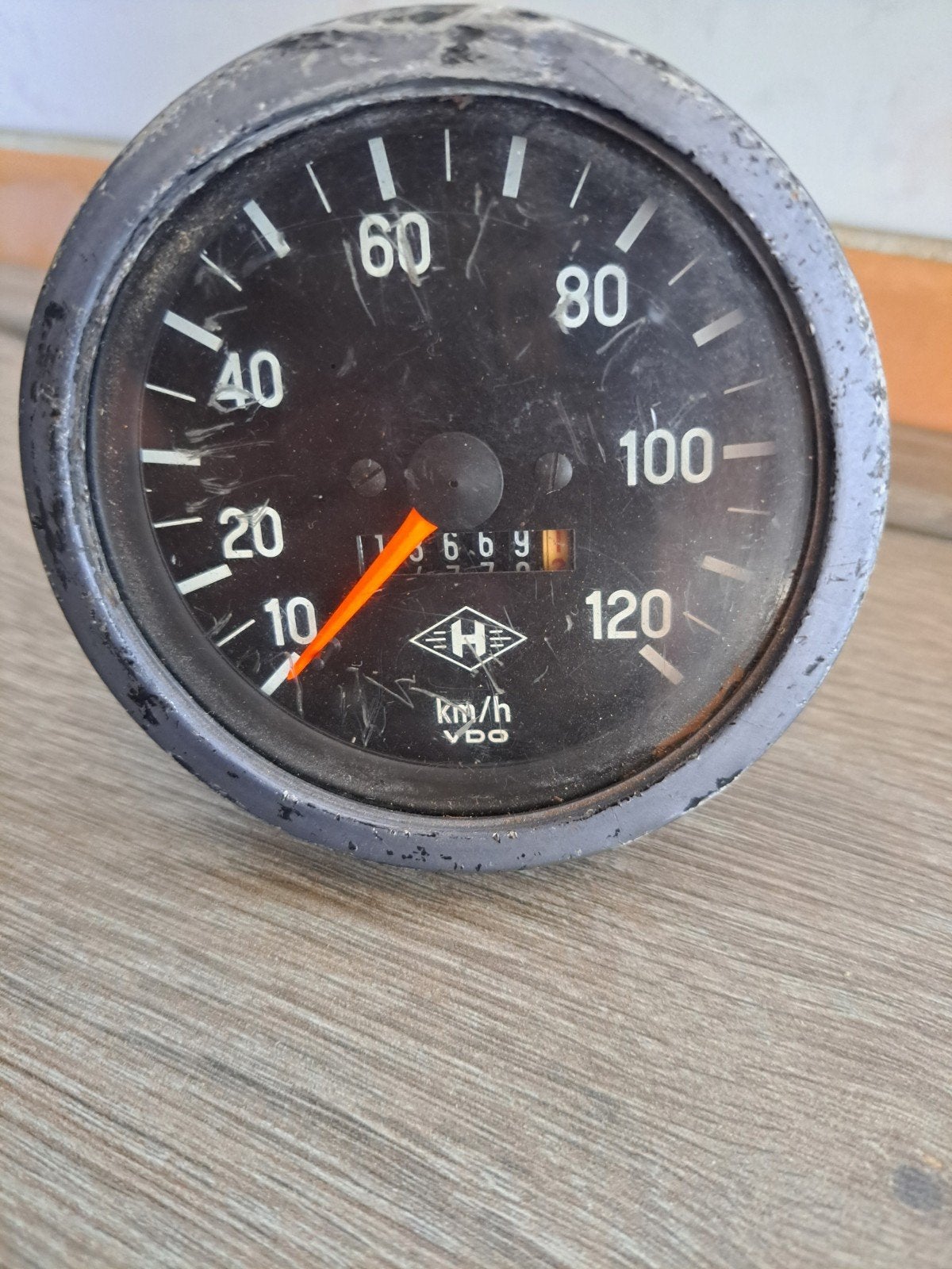 Losse km teller, Ophalen