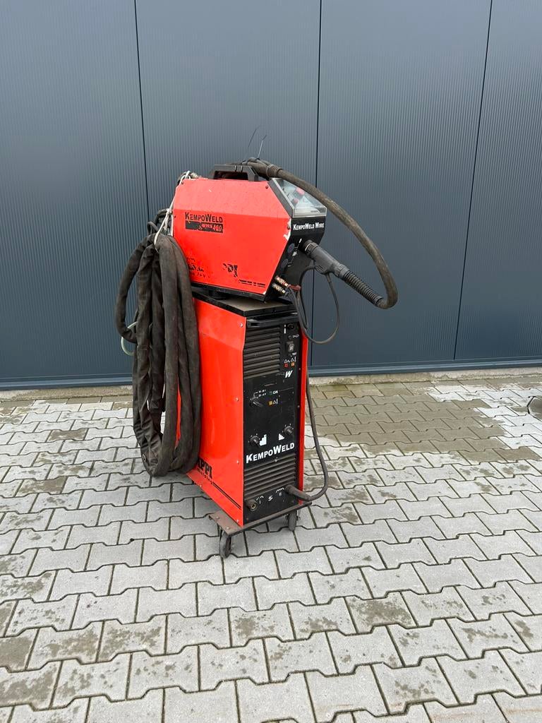 KEMPPI KempoWeld 4000W MIG/MAG lasapparaat met draadaanvoer, Doe-het-zelf en Verbouw, Ophalen, Gebruikt, 250 ampère of meer, Co2