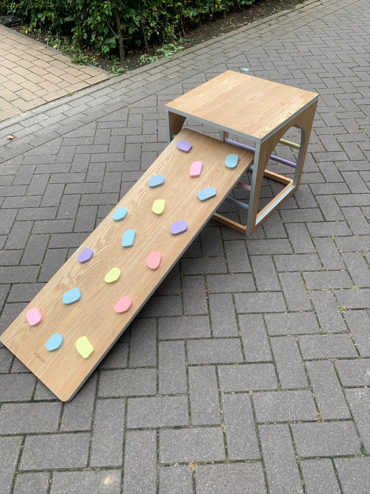 Sklum Klimrek, Ophalen, Zo goed als nieuw, Glijbaan, Aanbouwonderdeel