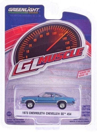 1973 Chevrolet Chevelle SS 454 van Greenlight 1/64, Ophalen of Verzenden, Nieuw, Auto