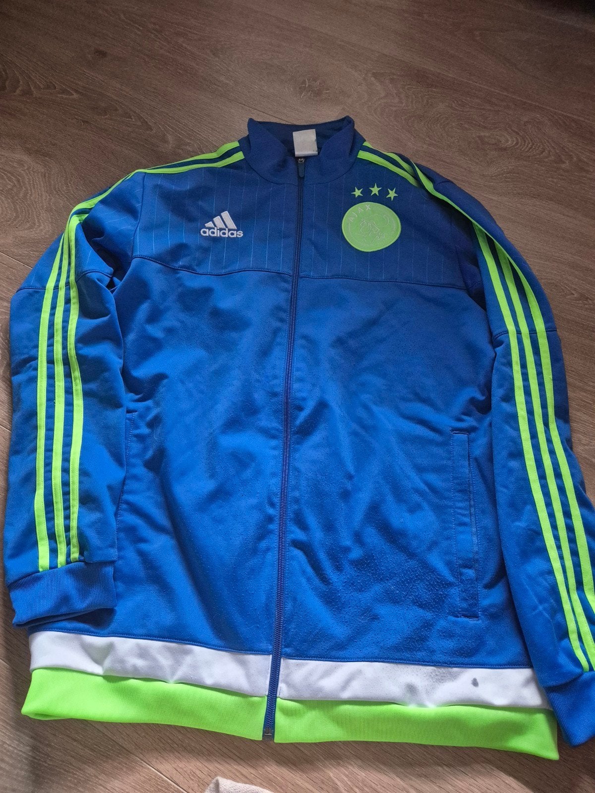 Adidas Ajax trainingspak blauw/geel, Ophalen, Blauw, Overige maten, Adidas
