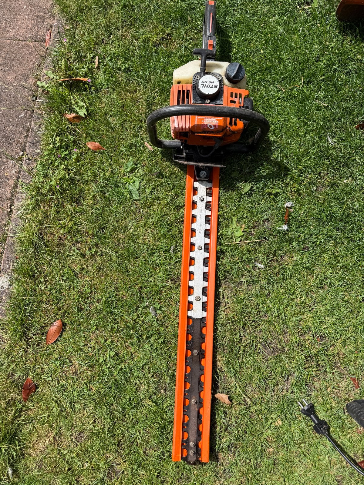 Stihl HS 80 Heggenschaar op Benzine, Tuin en Terras, Ophalen, Gebruikt, Benzine