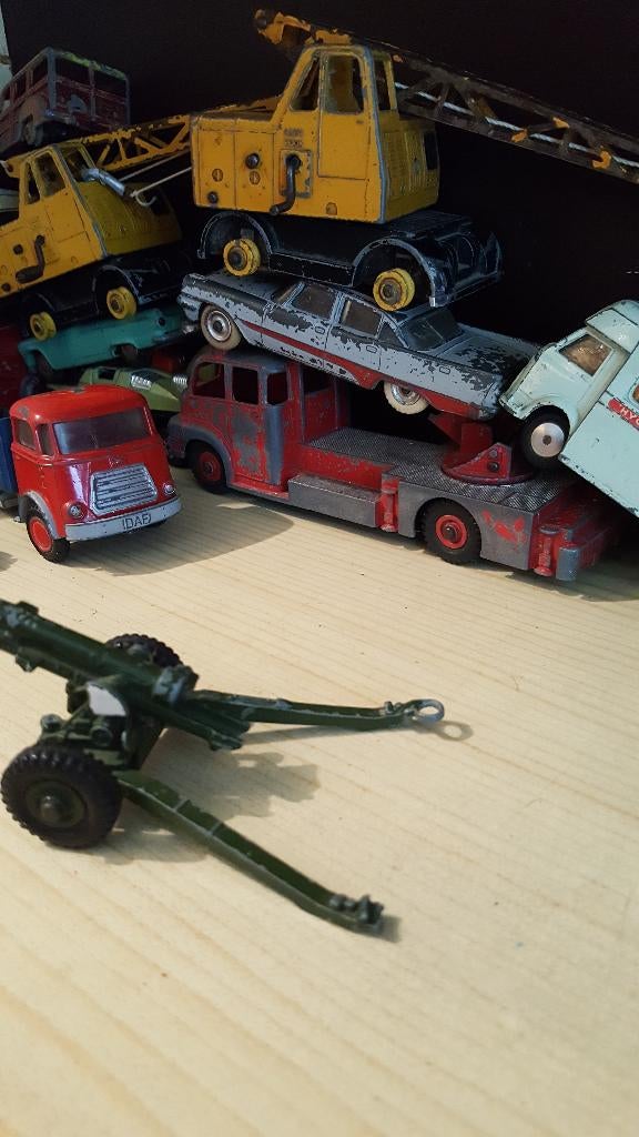 Dinky Toys -medium gun no. 632, Ophalen of Verzenden, Gebruikt, Overige typen, Dinky Toys