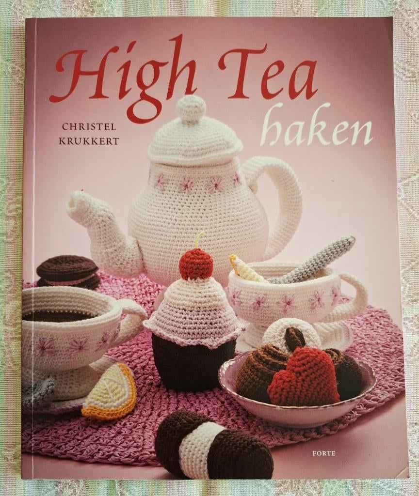 High tea haken Haakboek, Hobby en Vrije tijd, Breien en Haken, Ophalen of Verzenden, Zo goed als nieuw, Haken, Patroon of Boek