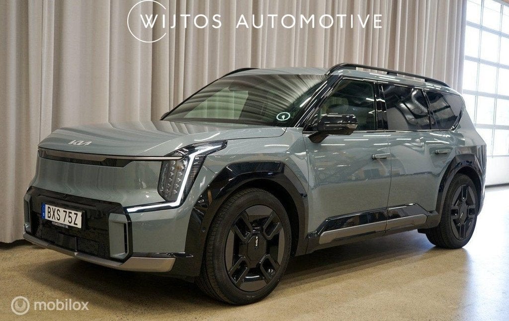 Kia EV9 GT-Line AWD 99.8 kWh 385pk 7p, pano, trekhaak, Auto's, Kia, Automaat, 7 stoelen, Leder, Vierwielaandrijving