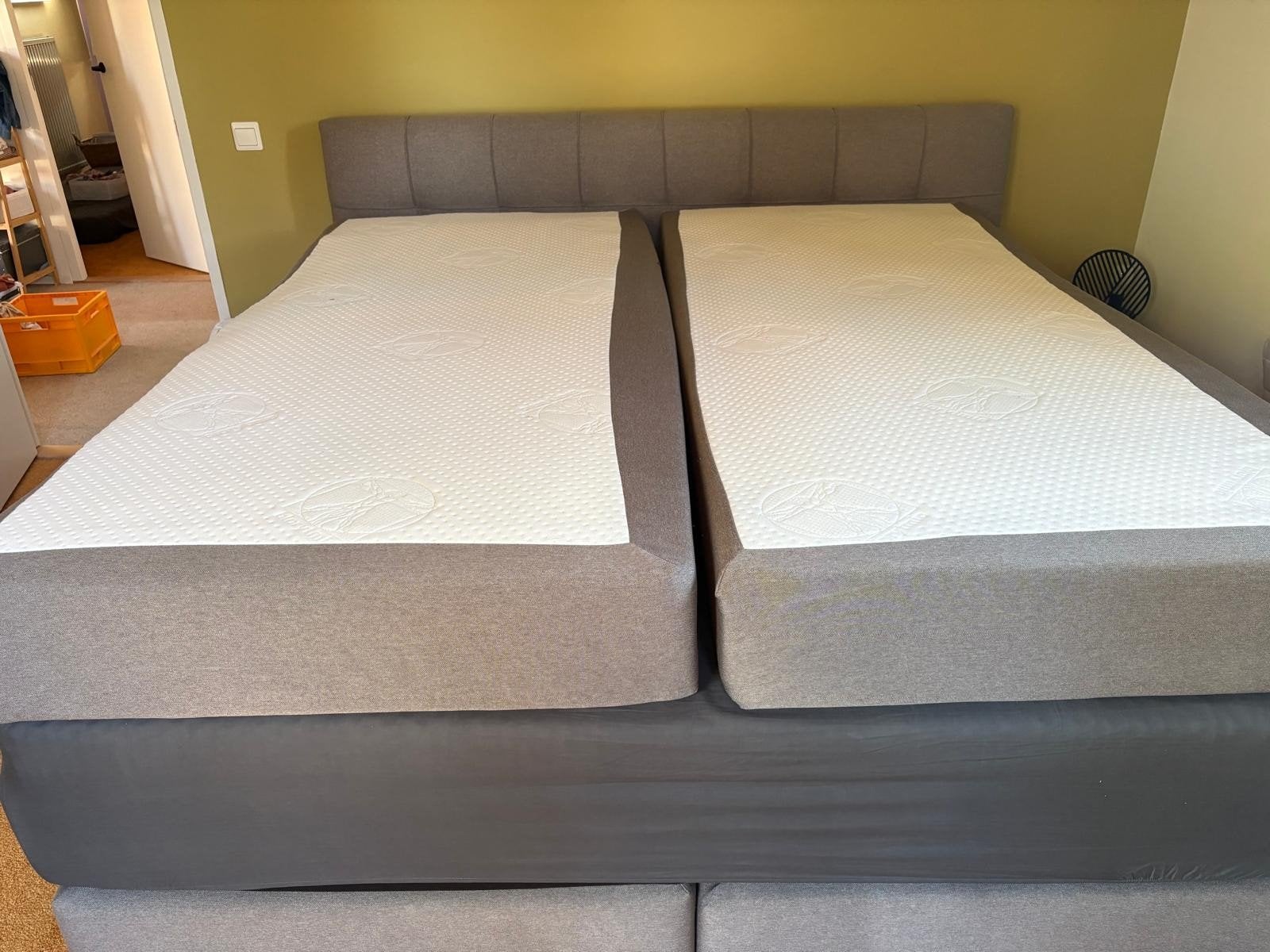 Twee boxspring matrassen 90x200 cm, Ophalen, Gebruikt, 90 cm, Tweepersoons