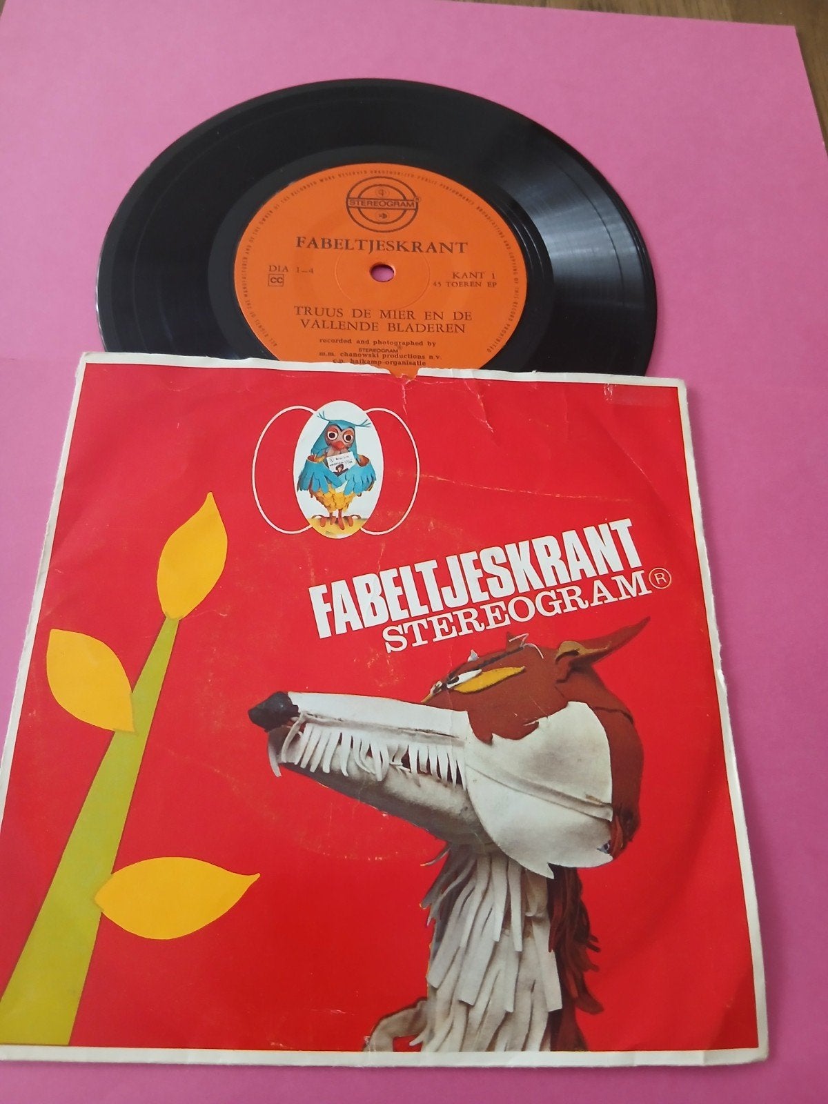 VINYL EP  SINGLE   FABELTJESKRANT 1  1969, Ophalen of Verzenden, Gebruikt, Overige formaten, Overige genres