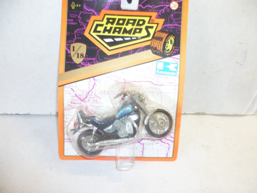 Road Champs 1995 Kawasaki Motor nieuw in blister 1:18 model., Ophalen of Verzenden, Nieuw, Motor, Overige merken