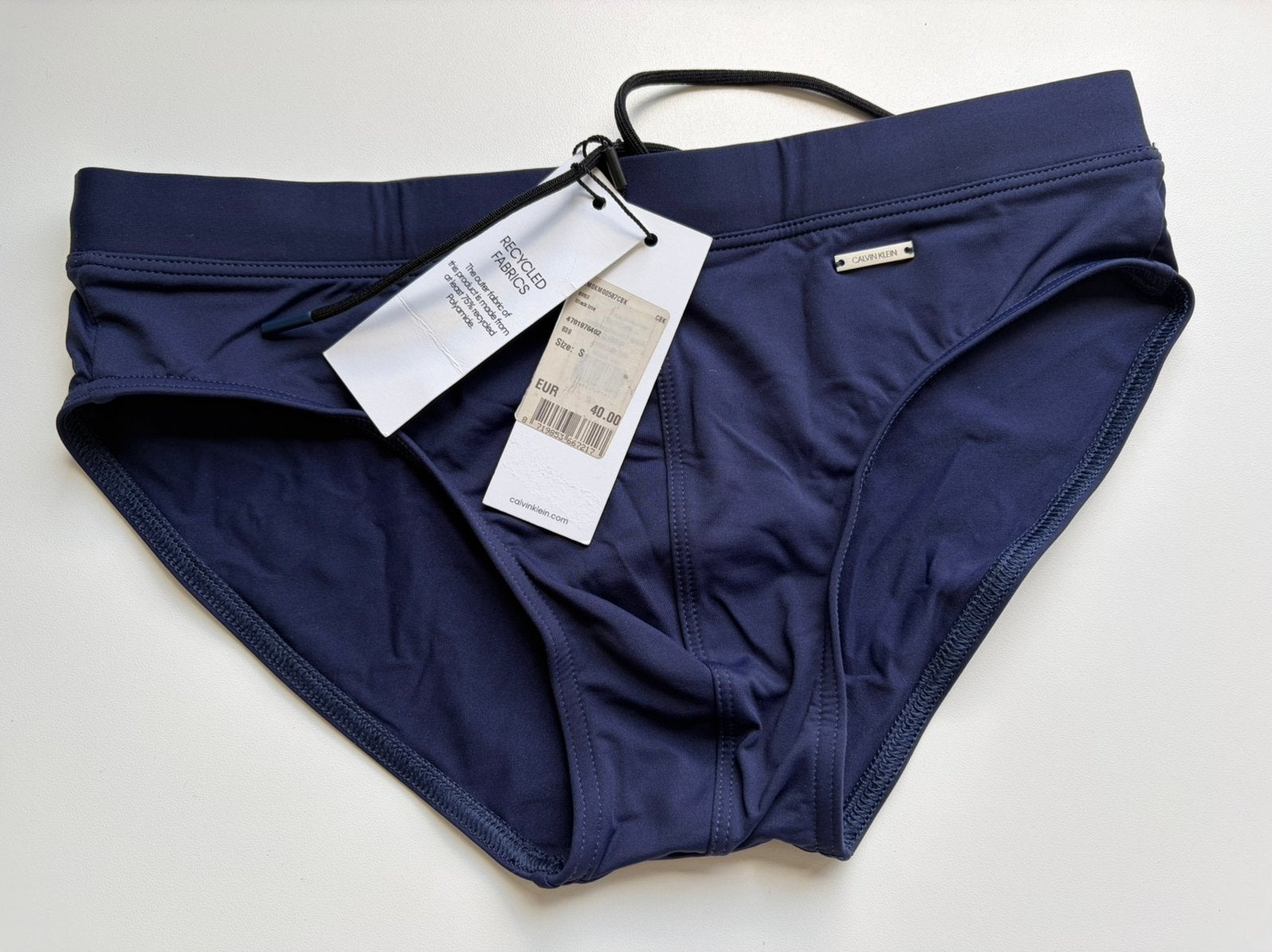 Calvin Klein zwemslip nieuw, Kleding | Heren, Badmode en Zwemkleding, Verzenden, Maat 46 (S) of kleiner, Blauw, Zwemslip