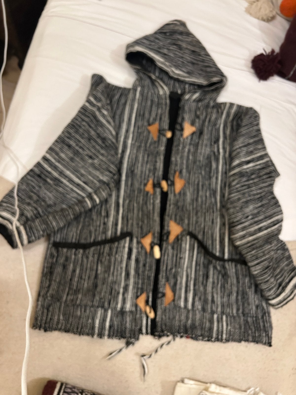 Marokkaanse Berber jas mt L/Xl, Kleding | Heren, Ophalen of Verzenden, Zo goed als nieuw, Maat 52/54 (L), Meerkleurig