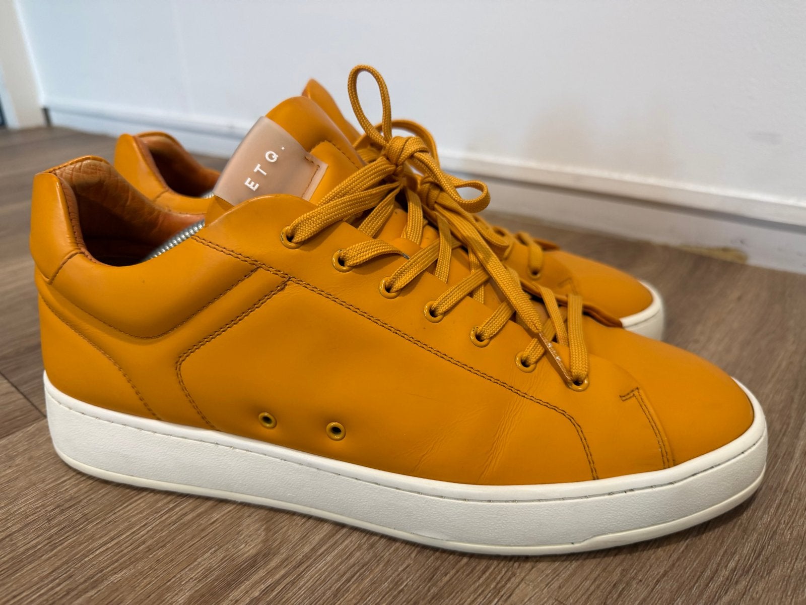 ETQ. Amsterdam sneakers - Geel - Maat 44, Overige kleuren, Ophalen of Verzenden, Sneakers of Gympen, Zo goed als nieuw