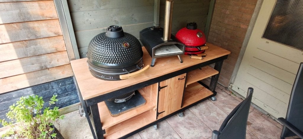 buitenkeuken,weber,grill guru,egg,bastard,urban,egg,kamado, Ophalen, Nieuw, Houtskool
