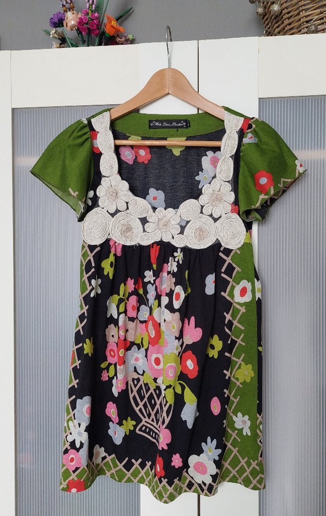Prachtige top Mela London mt S, Kleding | Dames, Tops, Ophalen of Verzenden, Zo goed als nieuw, Maat 36 (S), Korte mouw
