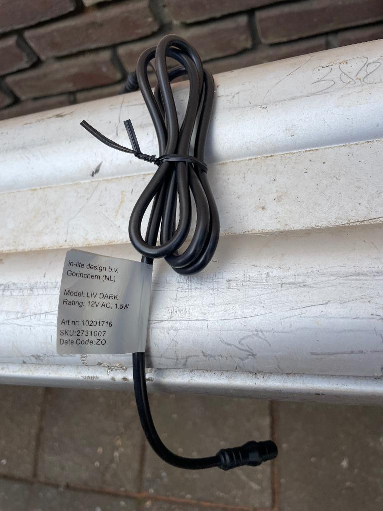In-Lite verbindingskabel 18/2 (100 cm) NIEUW, Ophalen, Overige materialen, Minder dan 50 watt, Overige typen