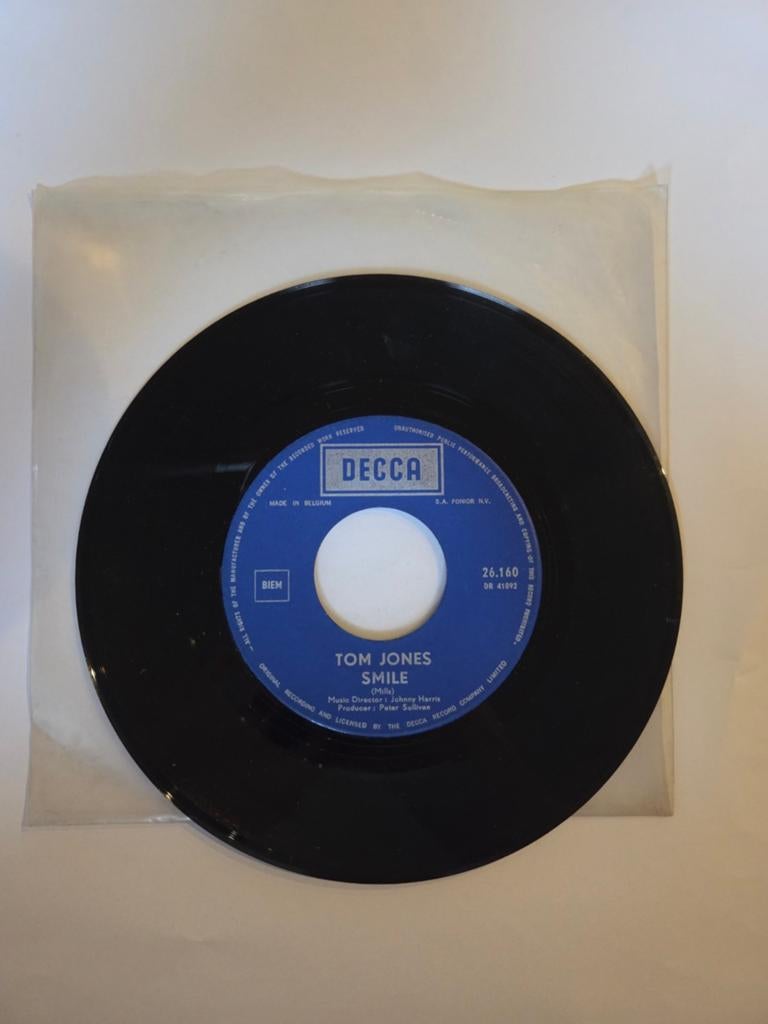 Tom Jones - Smile, Cd's en Dvd's, Vinyl Singles, Gebruikt, 7 inch, Single, Ophalen of Verzenden