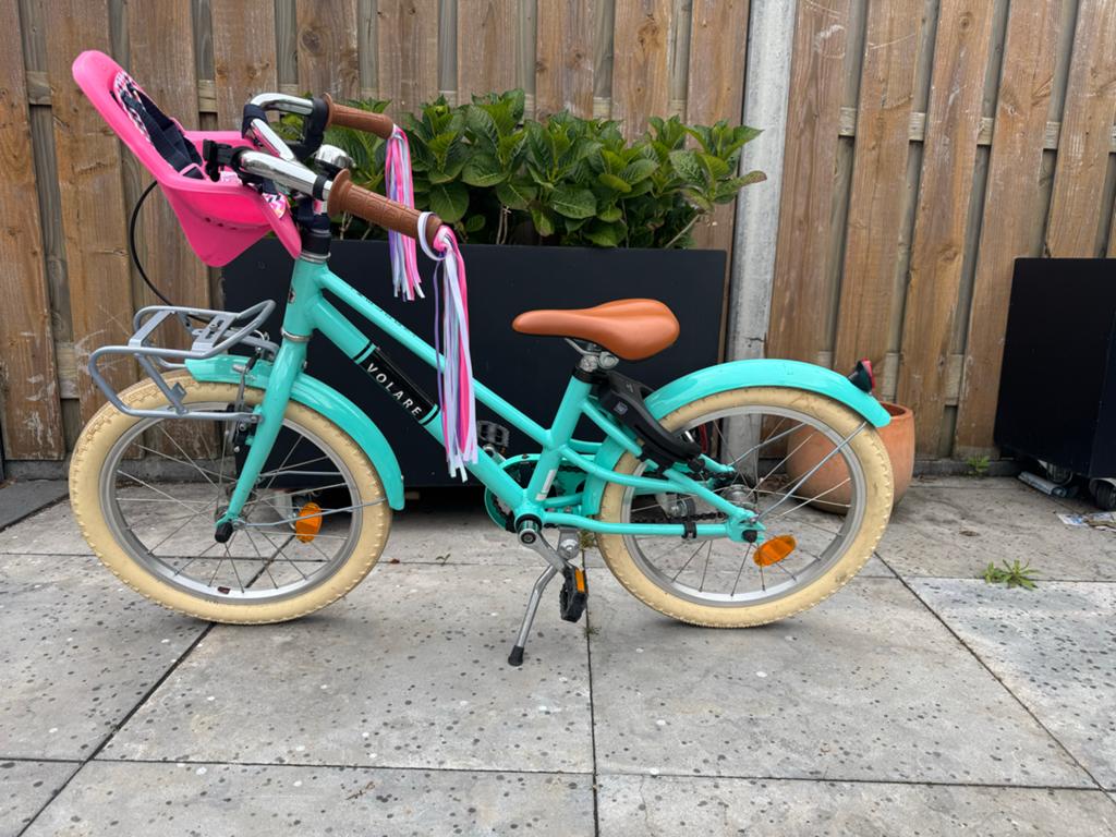 Volare Melody 16 inch kinderfiets - Zo goed als nieuw, Ophalen, Gebruikt, Terugtraprem, 16 inch