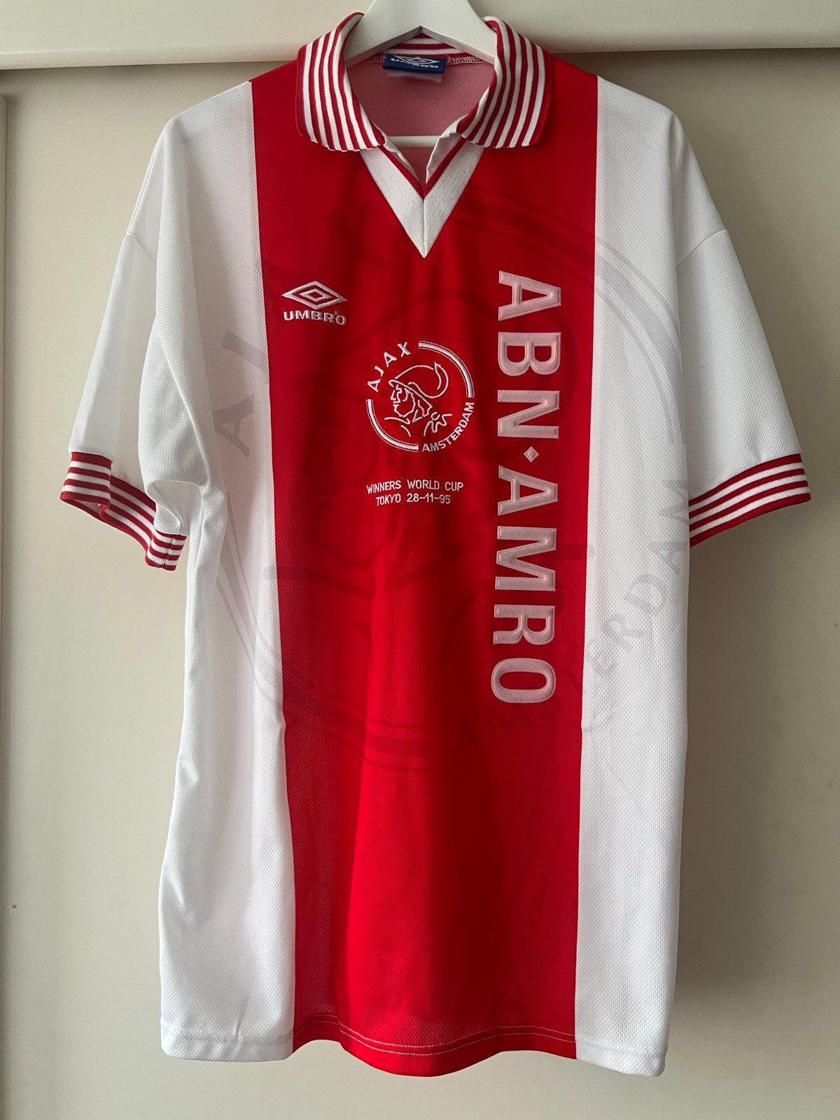 Ajax shirt spelersversie 1995-96 Winners World Cup Tokyo, Ophalen of Verzenden, Zo goed als nieuw, Ajax, Shirt