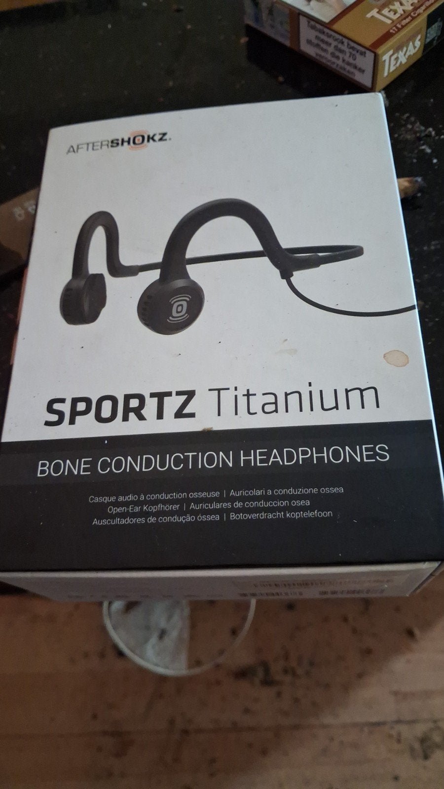 Aftershokz Sportz Titanium Bone Conduction Koptelefoon, Overige merken, Bone conduction, Ophalen of Verzenden, Zo goed als nieuw