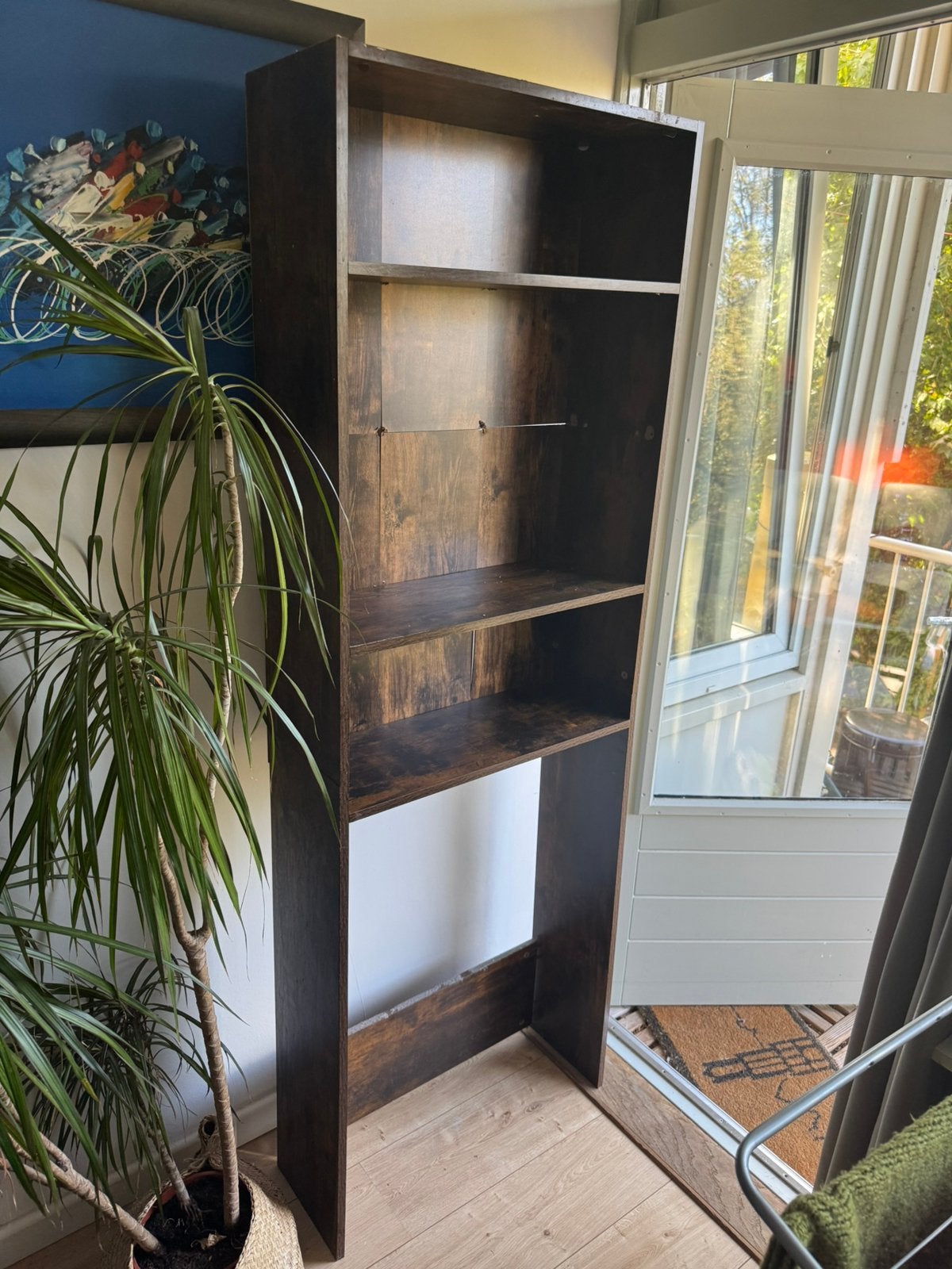 Wasmachinekast, mooie houten kast voor boven de wasmachine, Ophalen of Verzenden