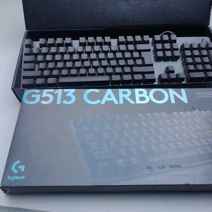 Logitech G513 Carbon RGB Gaming Toetsenbord GX Brown Tactile, Computers en Software, Logitech, Ophalen of Verzenden, Zo goed als nieuw