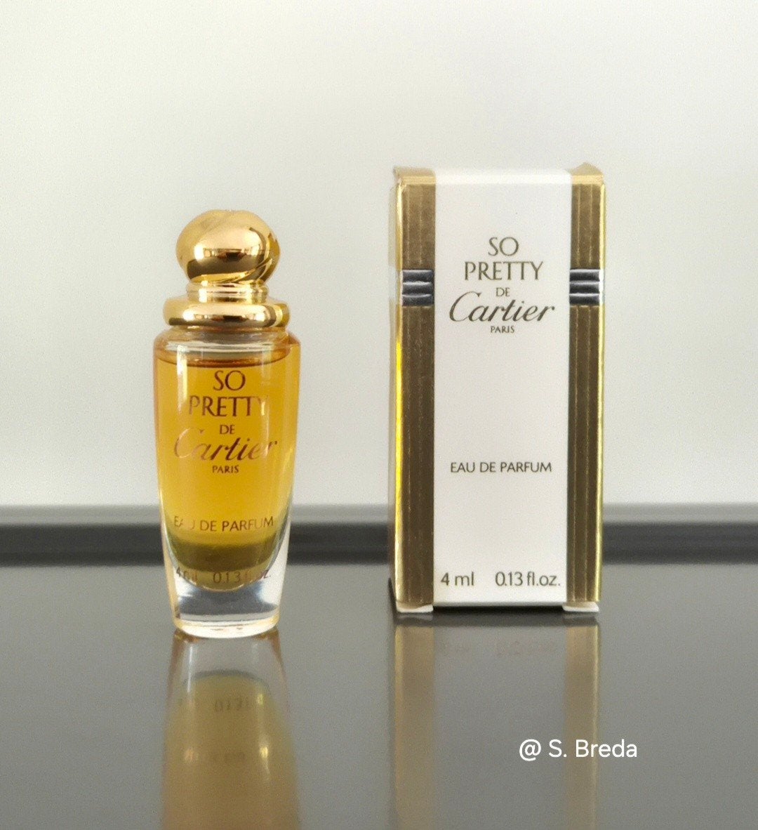 Cartier - So Pretty - Eau de Parfum Miniatuur met doosje, Sieraden, Tassen en Uiterlijk, Ophalen of Verzenden, Zo goed als nieuw