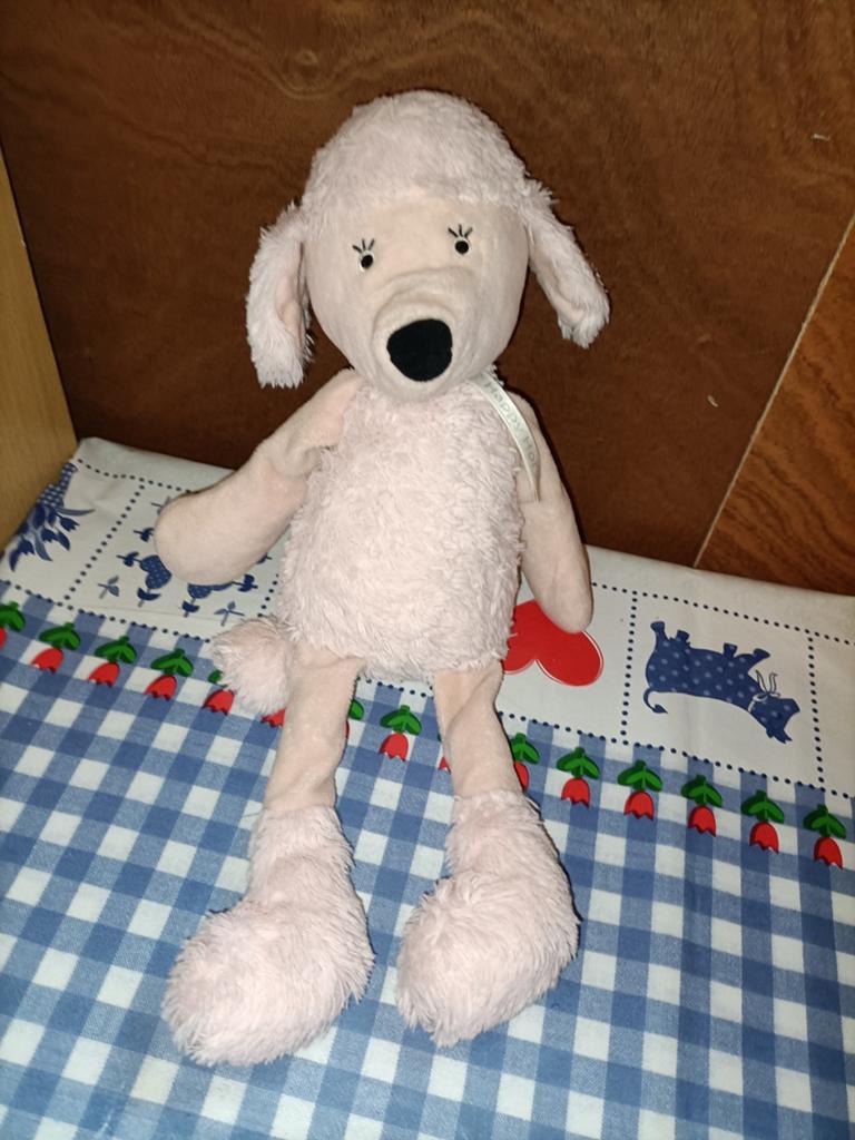 Happy Horse roze poedel knuffel 34 cm groot, Ophalen of Verzenden, Zo goed als nieuw, Overige typen