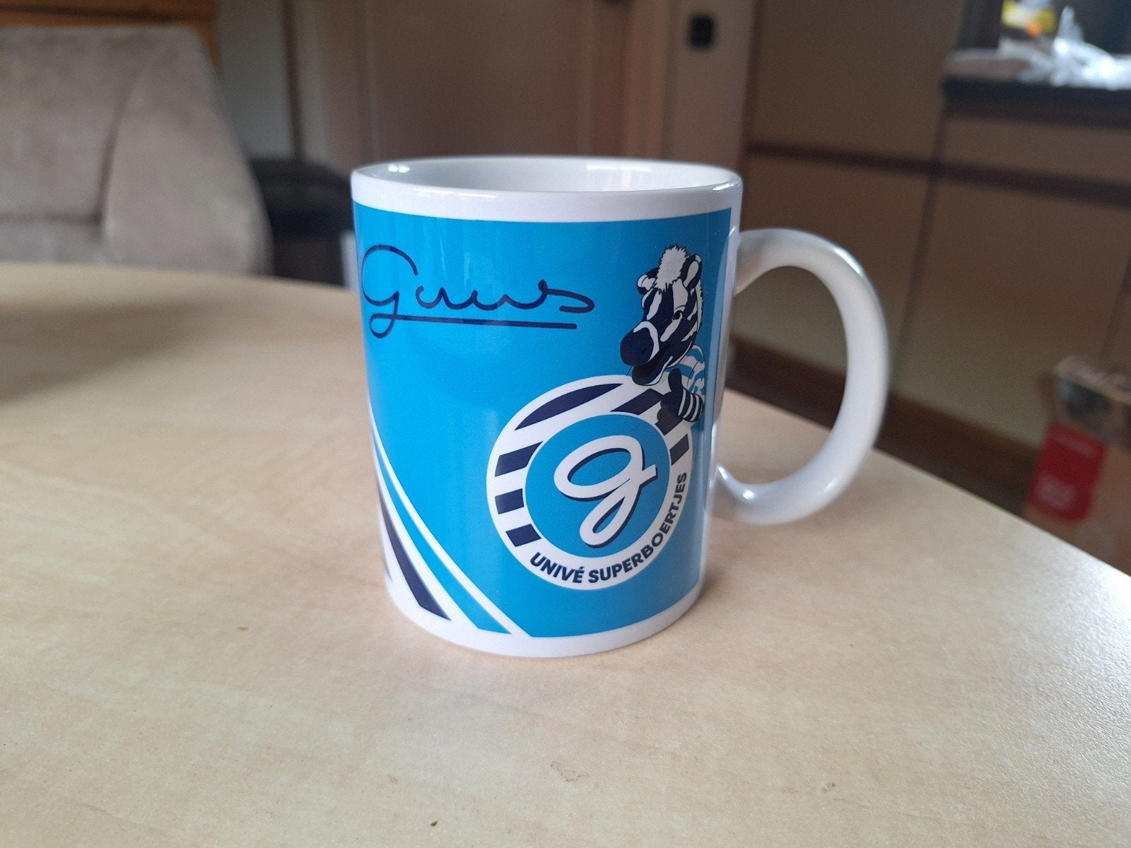 Mok beker De Graafschap, Ophalen of Verzenden, Zo goed als nieuw, Overige typen