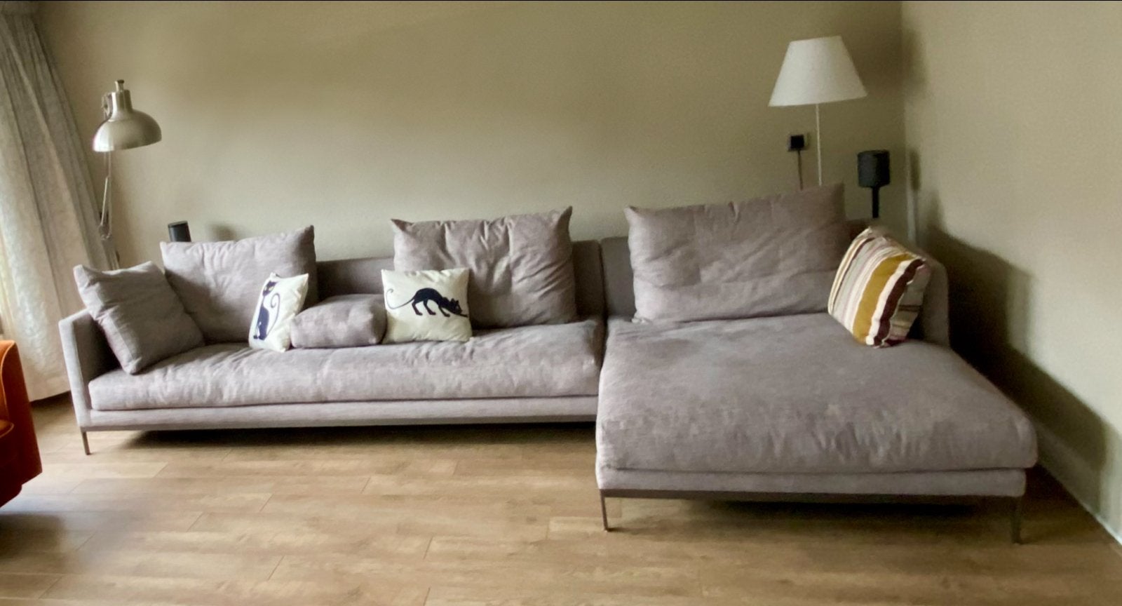 Linteloo Relax bank van Jan des Bouvrie - Hoekbank, Huis en Inrichting, Banken | Bankstellen, Ophalen, Gebruikt, Hoekbank, 300 cm of meer