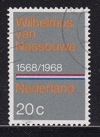 1057 - Nederland nvph 908 gestempeld , 400 jaar Wilhelmus, Postzegels en Munten, Postzegels | Nederland, Verzenden, Na 1940, Gestempeld