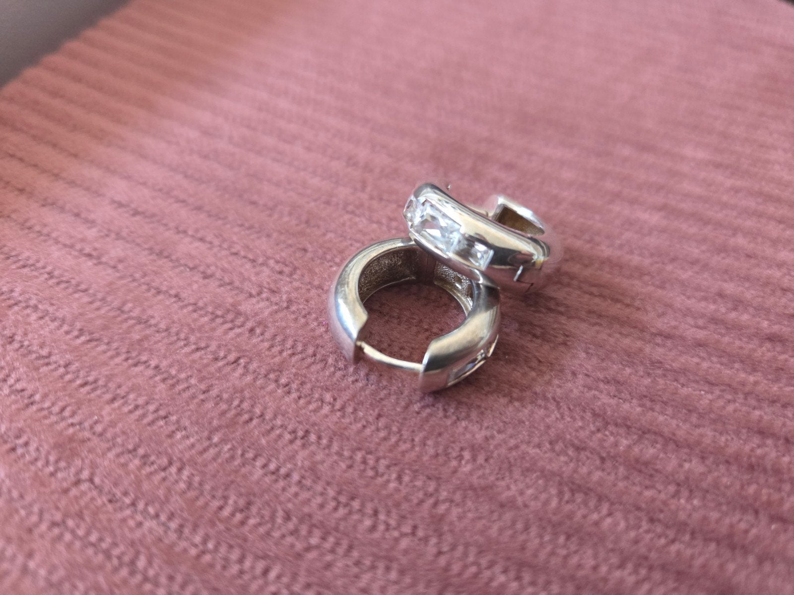 Esprit 925 zilveren creolen, Ophalen, Hangers, Zo goed als nieuw, Zilver