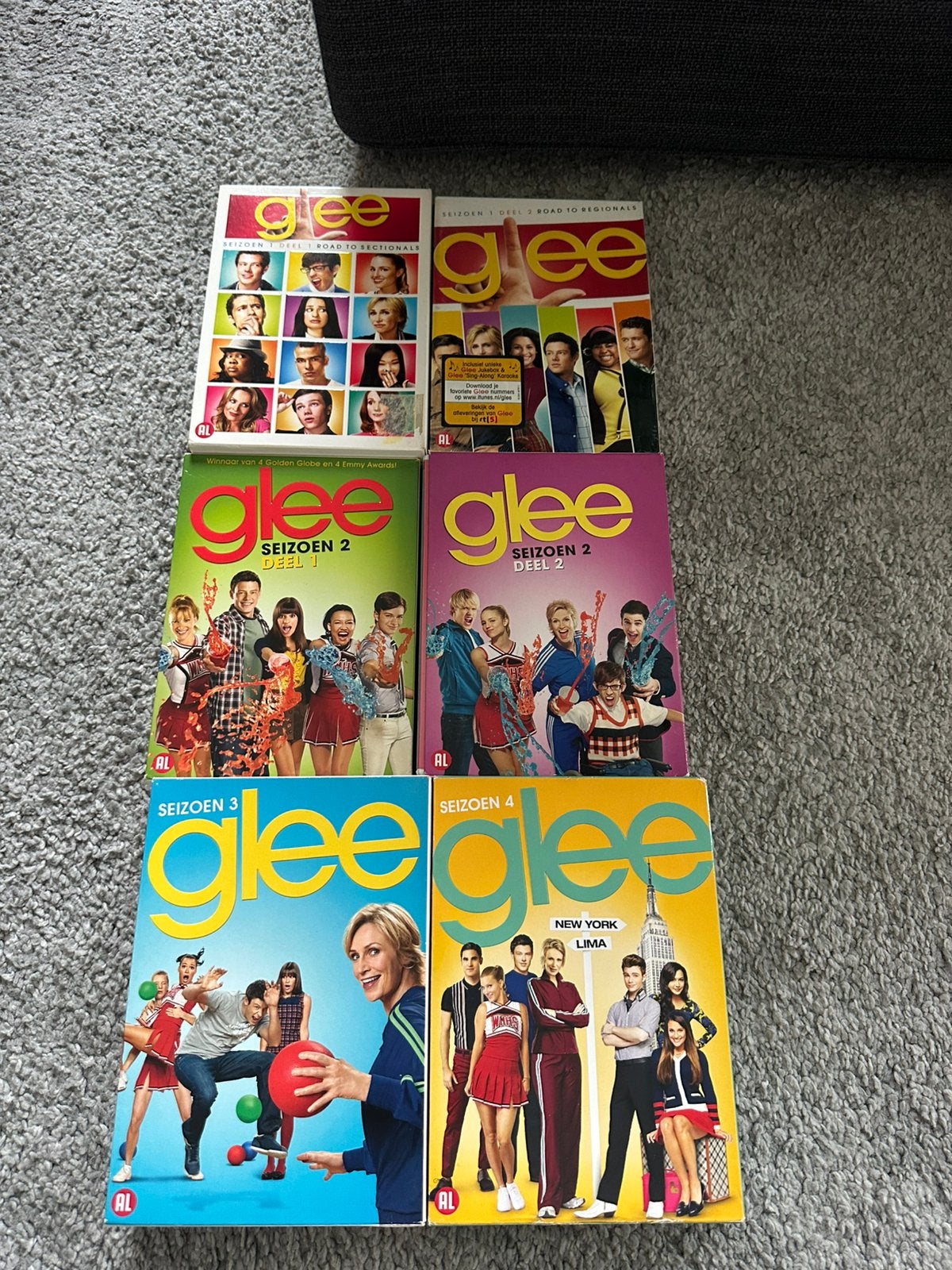 Glee seizoen 1 tm 6, Ophalen, Engels, Alle leeftijden, Inclusief doosje