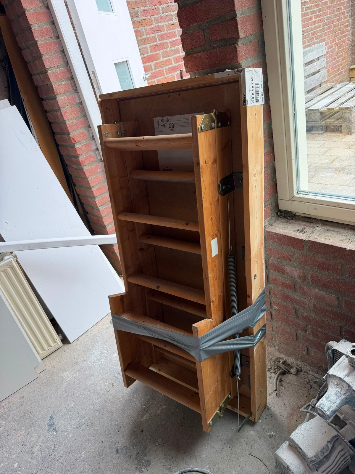 Dolle 3-delige vlizotrap 120x60cm - Opvouwbaar, Doe-het-zelf en Verbouw, Ladders en Trappen, Ophalen, Gebruikt, Trap, Opvouwbaar of Inschuifbaar