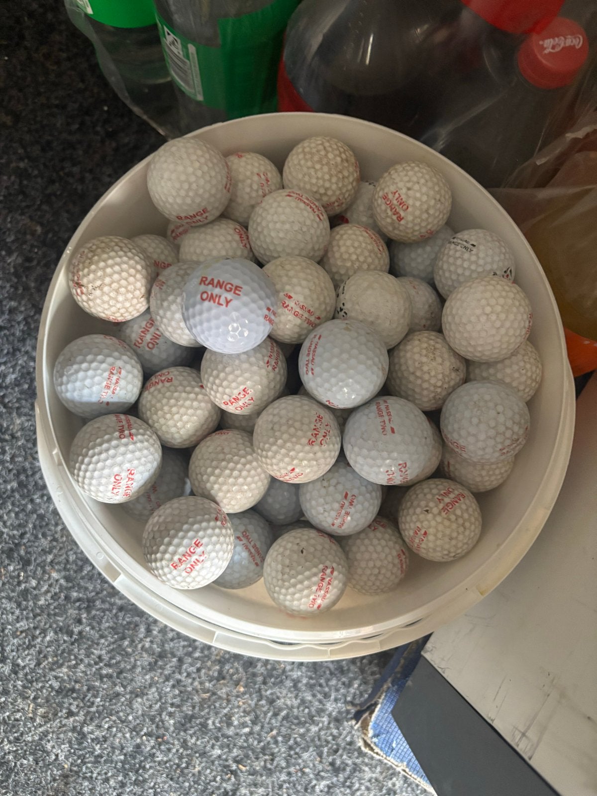Partij golfballen - Range Only, Ophalen of Verzenden, Gebruikt, Bal(len), Overige merken
