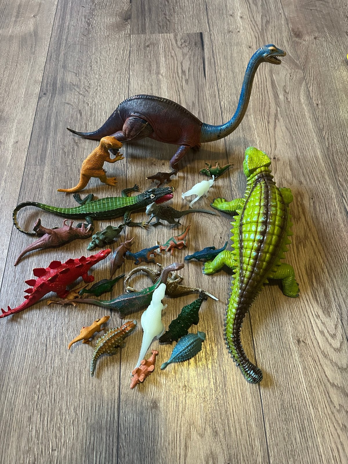 24 Dinosaurus speelgoed in verschillende kleuren, Ophalen, Gebruikt, Jongen of Meisje