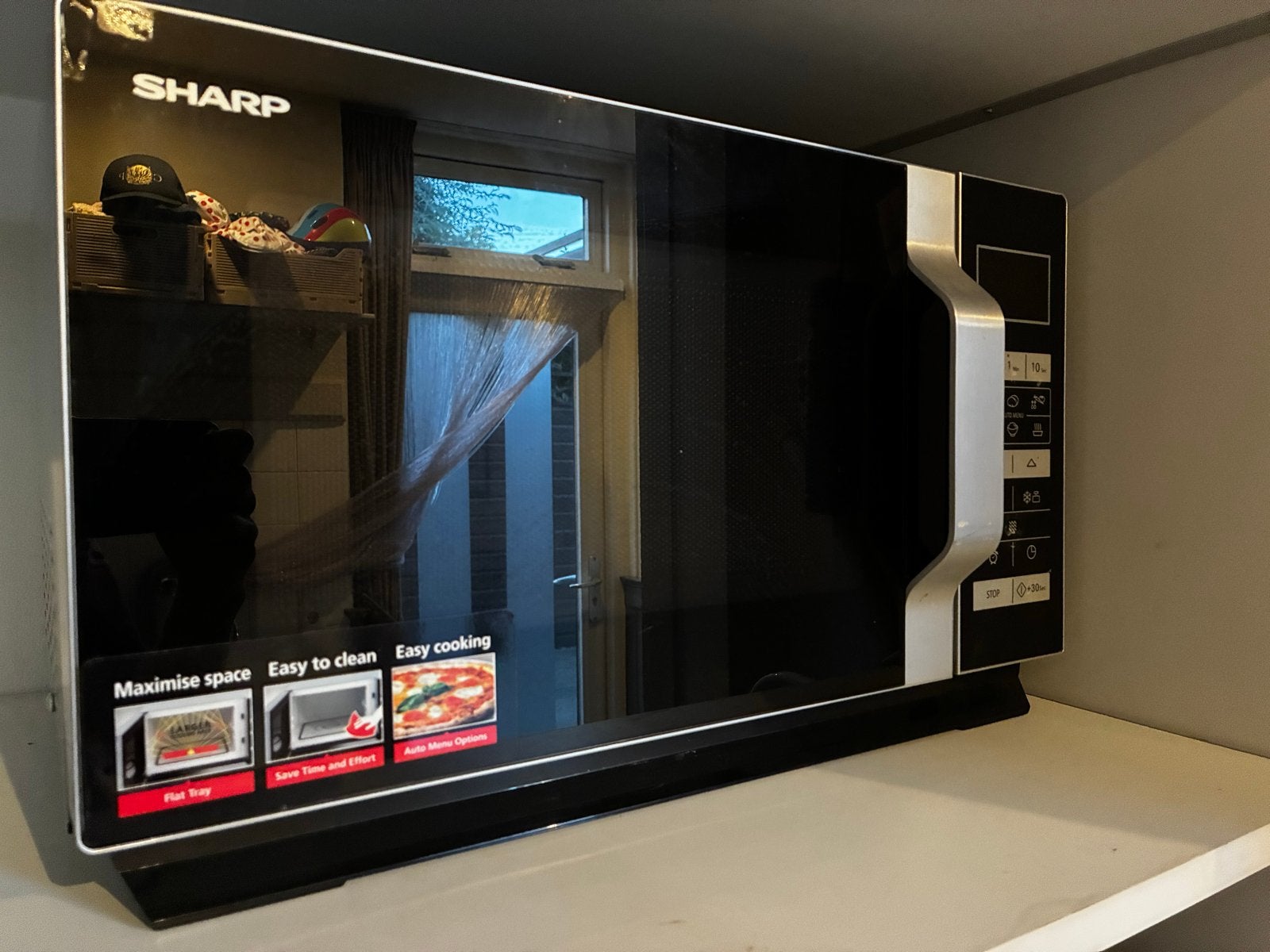 Sharp R-360 Magnetron - 50 cm breed, 40 cm diep, 29 cm hoog, Ophalen, Gebruikt, Magnetron, 45 tot 60 cm