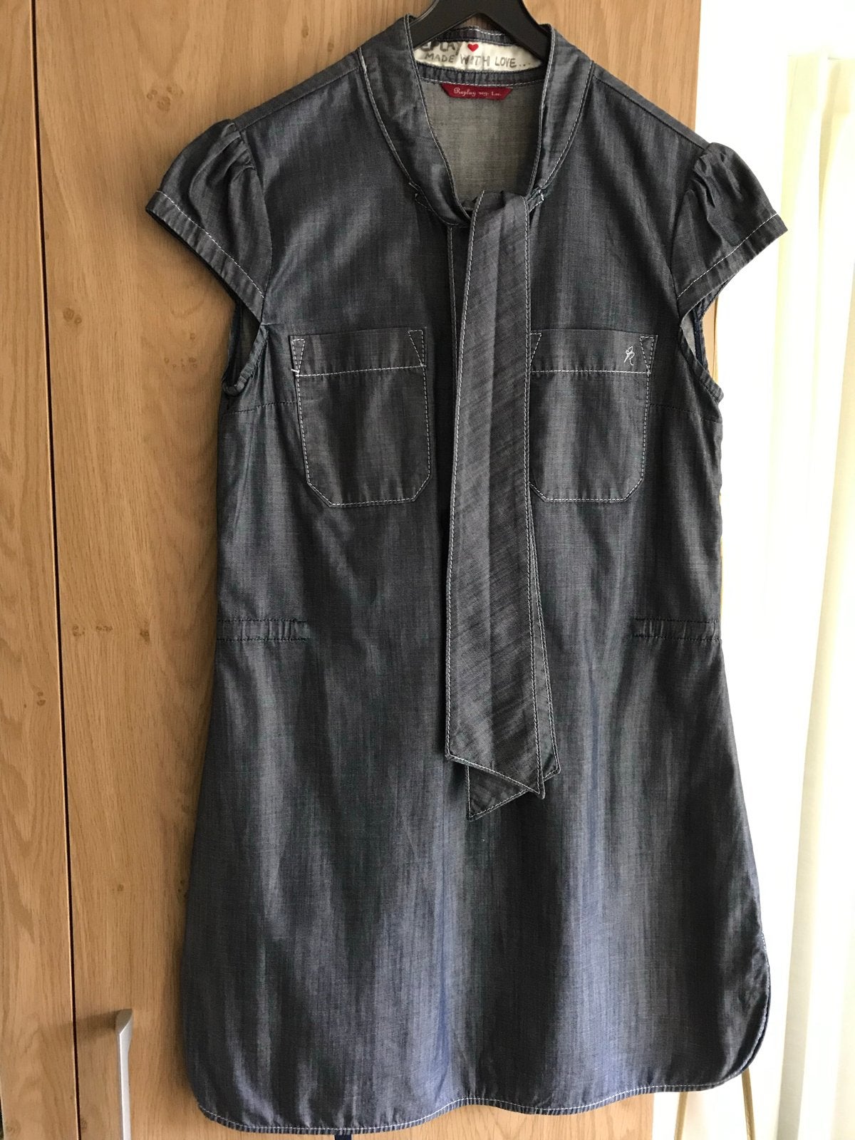 Replay denim jurk/tuniek maat S, Kleding | Dames, Blauw, Ophalen of Verzenden, Maat 36 (S), Gedragen