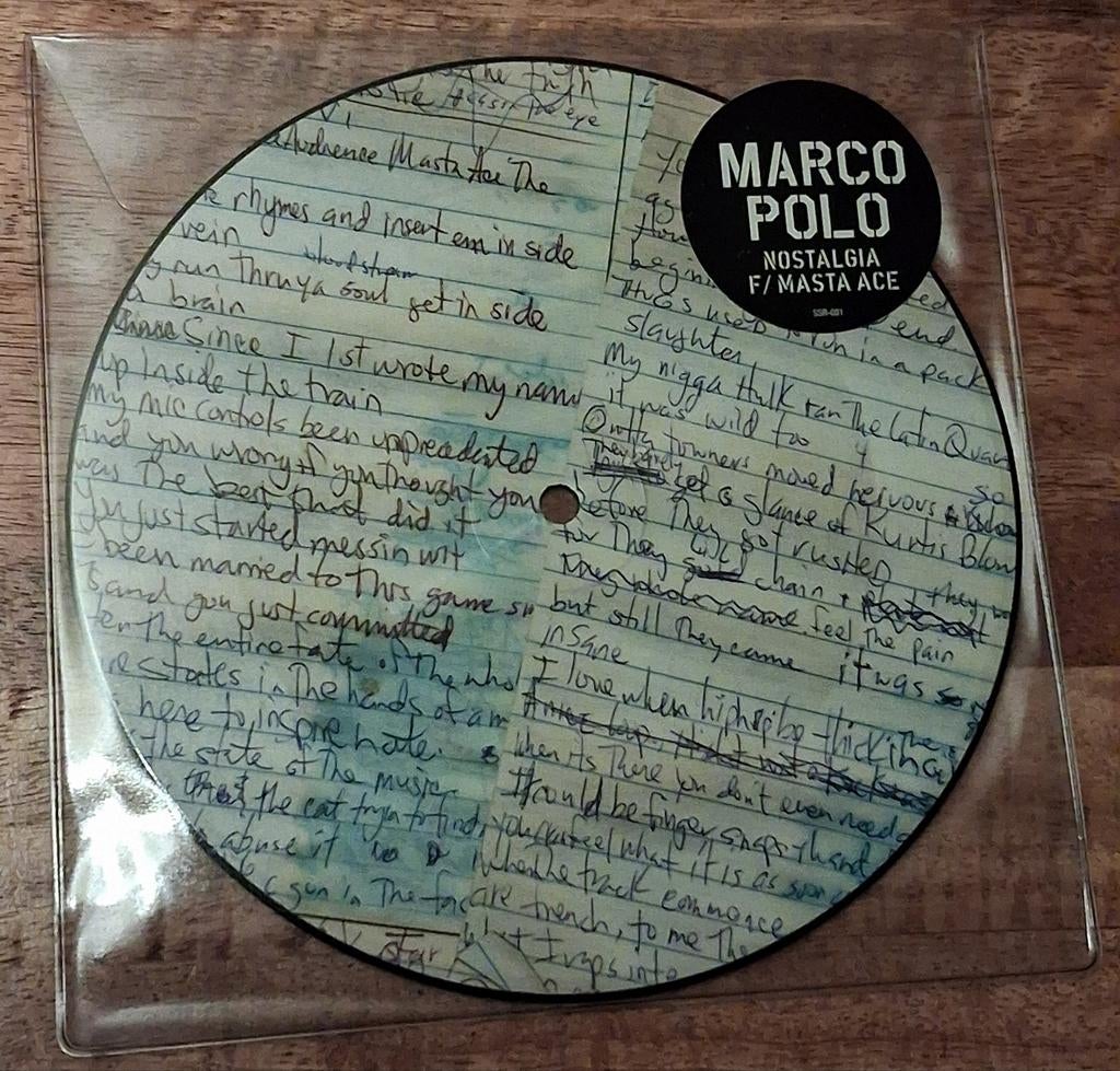 Marco Polo F/ Masta Ace - Nostalgia Picture Disc, Ophalen of Verzenden, 2000 tot heden, Nieuw in verpakking, 7 inch