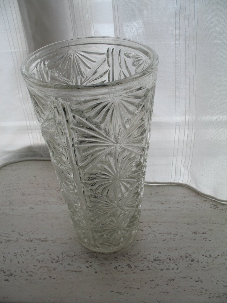 Art Deco Grote Vaas Geometrisch Pinwheel Zolderopruiming, Antiek en Kunst, Ophalen of Verzenden