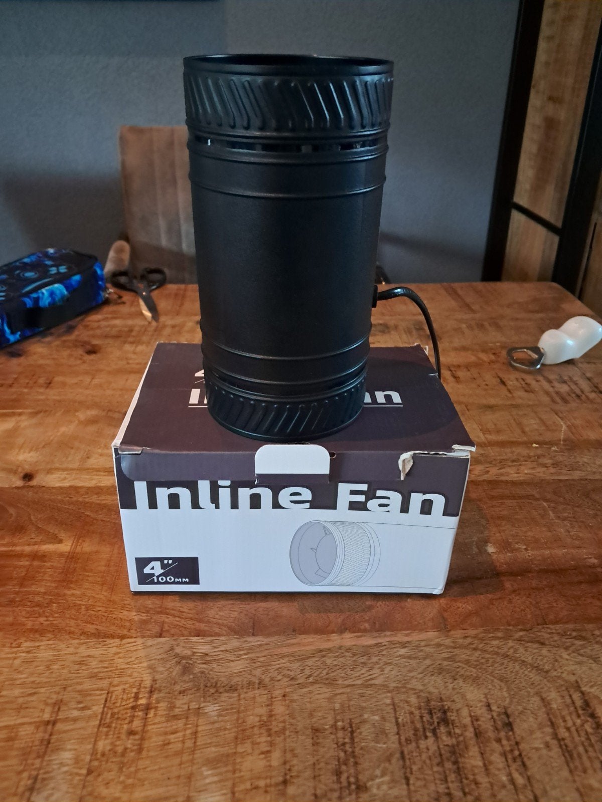 Buisventilator 100mm Inline Fan, Doe-het-zelf en Verbouw, Ophalen of Verzenden, Nieuw, Ventilator en Afzuiger